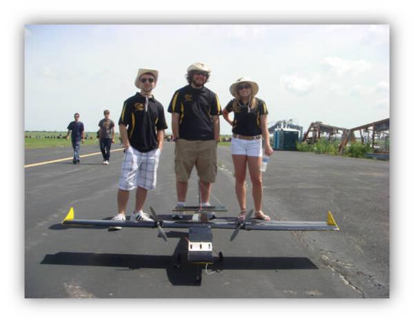 Design-Build-Fly Team students flying model planes